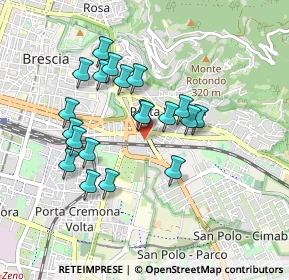 Mappa Complesso Fuksas, 25121 Brescia BS, Italia (0.7835)