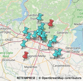 Mappa Complesso Fuksas, 25121 Brescia BS, Italia (9.86938)