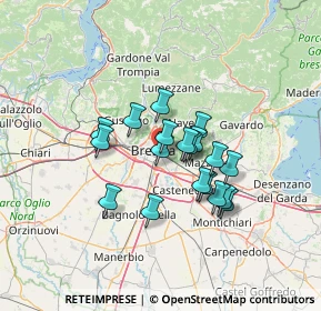 Mappa Complesso Fuksas, 25121 Brescia BS, Italia (9.98842)