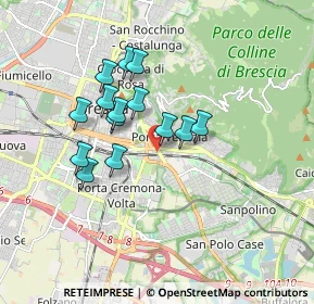 Mappa Complesso Fuksas, 25121 Brescia BS, Italia (1.42429)