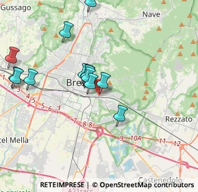 Mappa Complesso Fuksas, 25121 Brescia BS, Italia (4.06357)