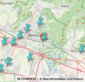 Mappa Complesso Fuksas, 25121 Brescia BS, Italia (5.66273)