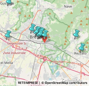 Mappa Complesso Fuksas, 25121 Brescia BS, Italia (3.77385)