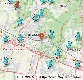 Mappa Complesso Fuksas, 25121 Brescia BS, Italia (6.16111)