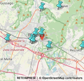 Mappa Complesso Fuksas, 25121 Brescia BS, Italia (4.10364)