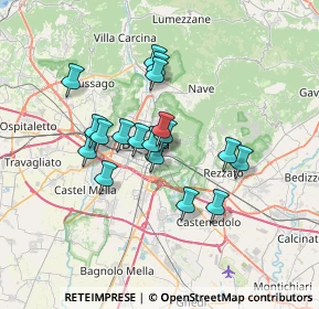 Mappa Complesso Fuksas, 25121 Brescia BS, Italia (5.45944)