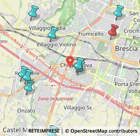 Mappa Via Rieti, 25125 Brescia BS, Italia (2.66636)