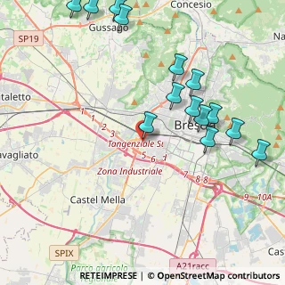 Mappa Via Rieti, 25125 Brescia BS, Italia (4.84786)