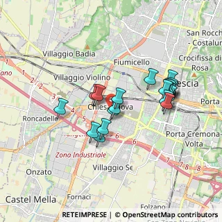 Mappa Via Orzinuovi n, 25125 Brescia BS, Italia (1.5705)