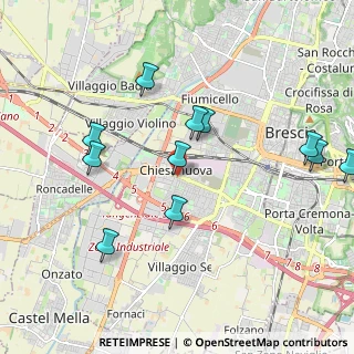 Mappa Via Orzinuovi n, 25125 Brescia BS, Italia (2.07909)