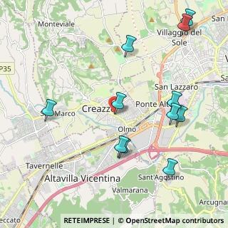 Mappa Viale Italia, 36051 Creazzo VI, Italia (2.36182)
