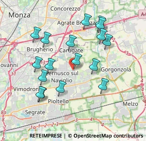 Mappa Via Sofonisba Anguissola, 20063 Cernusco sul Naviglio MI, Italia (3.70588)