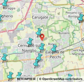 Mappa Via Anguissola Sofonisba, 20063 Cernusco sul Naviglio MI, Italia (3.11)