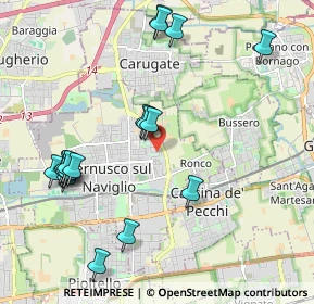 Mappa Via Sofonisba Anguissola, 20063 Cernusco sul Naviglio MI, Italia (2.26611)