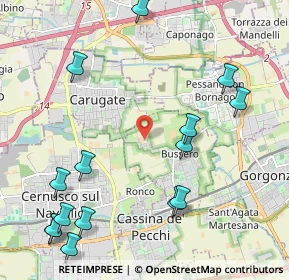 Mappa Via Monza, 20060 Bussero MI, Italia (2.67667)