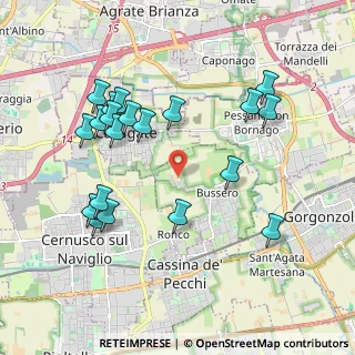 Mappa Via Monza, 20060 Bussero MI, Italia (2.0545)