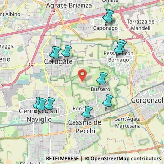 Mappa Via Monza, 20060 Bussero MI, Italia (2.24692)