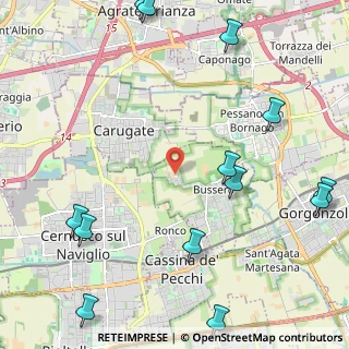 Mappa Via Monza, 20060 Bussero MI, Italia (3.07692)