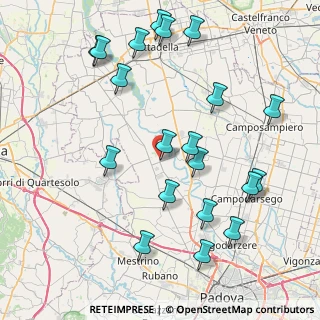 Mappa Via Rolando da Piazzola, 35016 Piazzola sul Brenta PD, Italia (9.238)