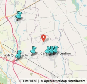 Mappa Via Capilane, 36043 Camisano Vicentino VI, Italia (3.97)