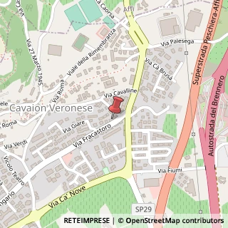 Mappa Via Fracastoro, 8, 37010 Cavaion Veronese, Verona (Veneto)