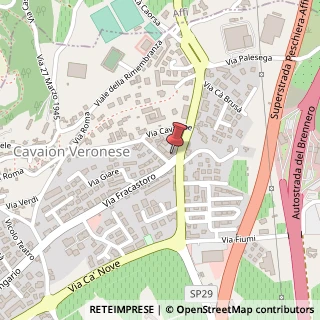 Mappa Via Fracastoro, 2, 37010 Cavaion Veronese, Verona (Veneto)