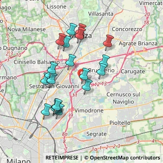 Mappa Viale Lombardia, 20093 Cologno Monzese MI, Italia (3.5685)
