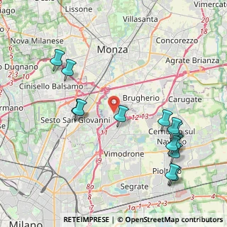 Mappa Viale Lombardia, 20093 Cologno Monzese MI, Italia (4.67231)
