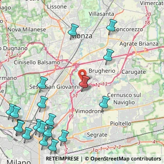 Mappa Viale Lombardia, 20093 Cologno Monzese MI, Italia (6.2275)
