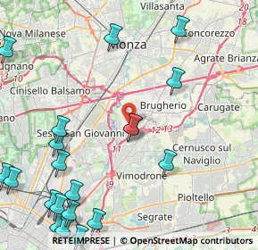 Mappa Via Carlo Levi, 20093 Cologno Monzese MI, Italia (5.981)