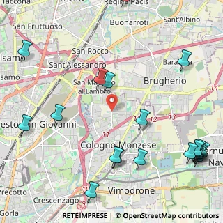 Mappa Viale Lombardia, 20093 Cologno Monzese MI, Italia (3.0235)