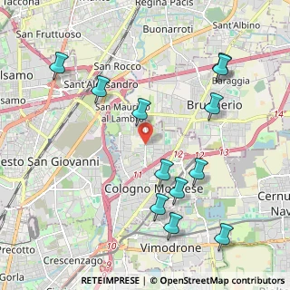 Mappa Viale Lombardia, 20093 Cologno Monzese MI, Italia (2.30833)