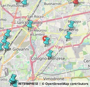 Mappa Via Carlo Levi, 20093 Cologno Monzese MI, Italia (3.512)