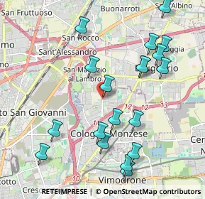 Mappa Via Carlo Levi, 20093 Cologno Monzese MI, Italia (2.2)