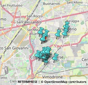 Mappa Via Carlo Levi, 20093 Cologno Monzese MI, Italia (1.3635)