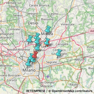 Mappa Viale Lombardia, 20093 Cologno Monzese MI, Italia (5.95545)