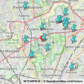 Mappa Bresso, 20091 Bresso MI, Italia (2.46467)