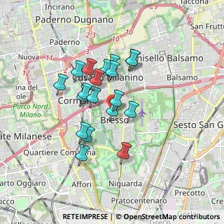 Mappa Bresso, 20091 Bresso MI, Italia (1.37263)