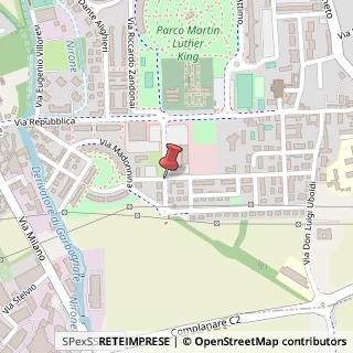 Mappa Via Carlo Cattaneo,  22, 20021 Bollate, Milano (Lombardia)