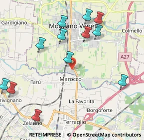 Mappa Via Martiri di Belfiore, 31021 Mogliano Veneto TV, Italia (2.72)