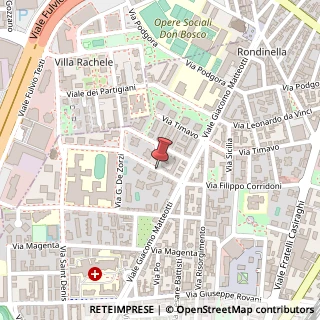 Mappa Via Filippo Corridoni,  212, 20099 Sesto San Giovanni, Milano (Lombardia)