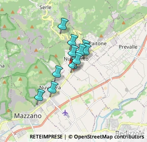 Mappa Via Pieve, 25080 Nuvolento BS, Italia (1.08545)