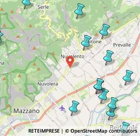 Mappa Via Pieve, 25080 Nuvolento BS, Italia (3.361)