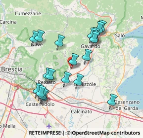 Mappa Via Pieve, 25080 Nuvolento BS, Italia (7.304)