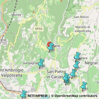 Mappa Via Banchette, 37022 Fumane VR, Italia (3.45)