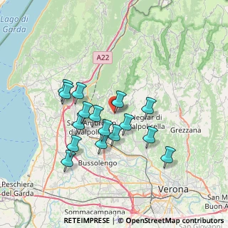 Mappa Via Banchette, 37022 Fumane VR, Italia (6.33438)