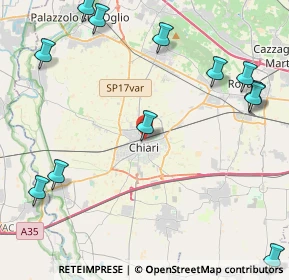 Mappa Via San Bernardino, 25032 Chiari BS, Italia (5.75333)