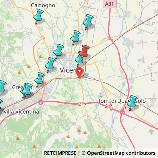 Mappa Via dello Stadio, 36100 Vicenza VI, Italia (5.64714)