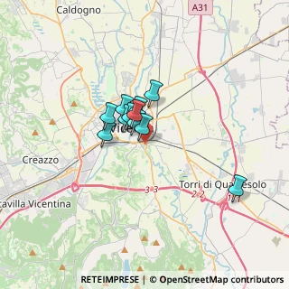 Mappa Via dello Stadio, 36100 Vicenza VI, Italia (1.99545)