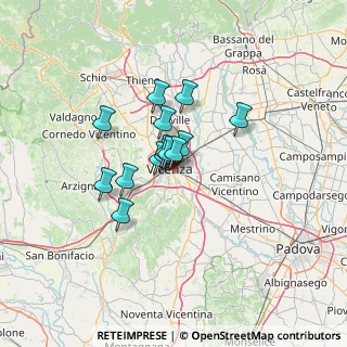 Mappa Via dello Stadio, 36100 Vicenza VI, Italia (8.47214)